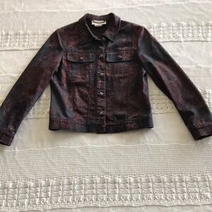 Vintage Steilmann Made in Germany Paisley Button-Front Jacket Size 6